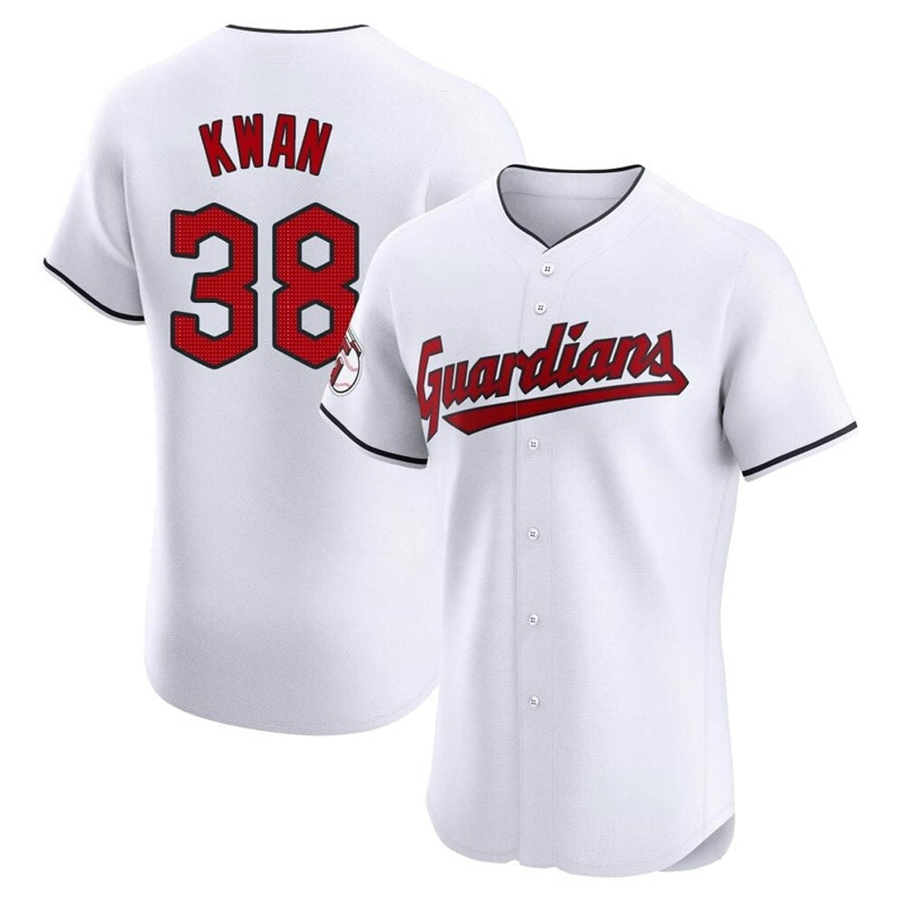 Trusc C.Guardians #38 Steven Kwan Player White Limited Elite Home Stitched Jerseys