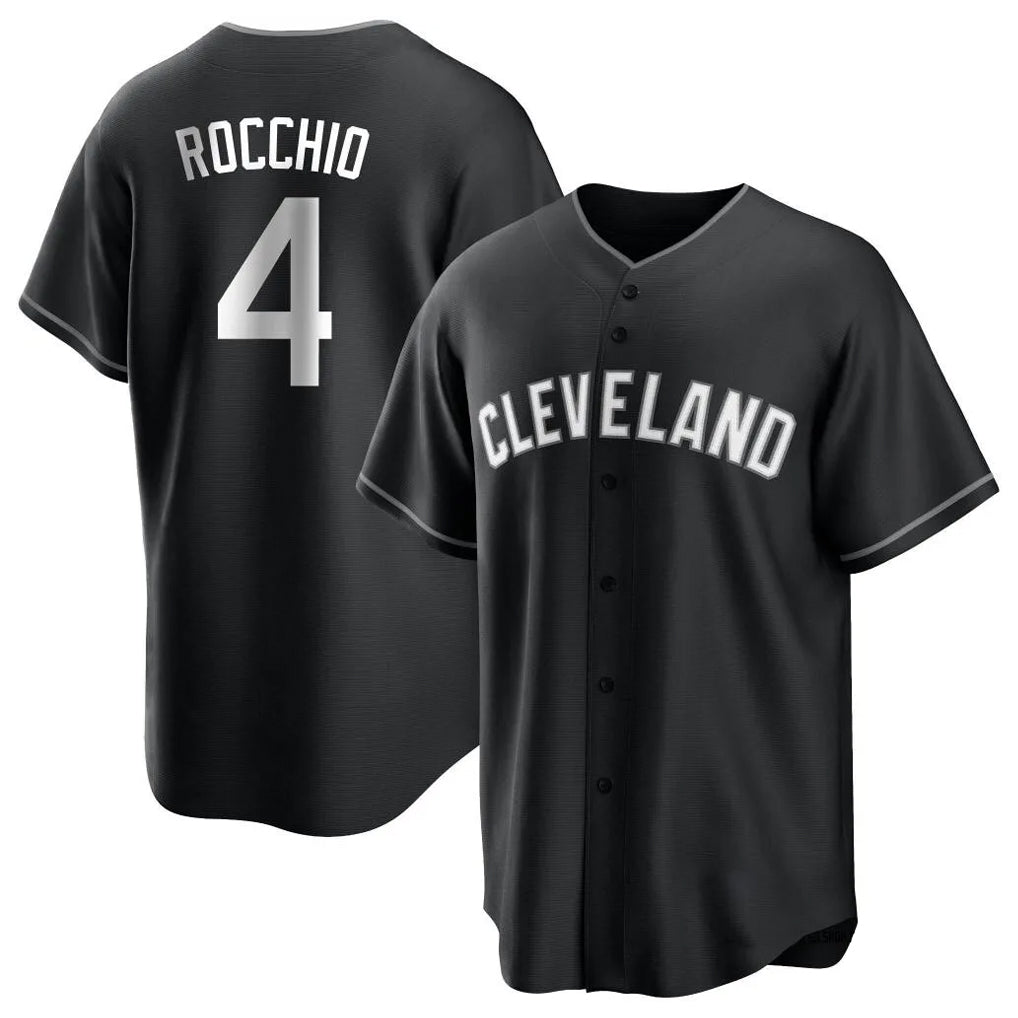 Trusc C.Guardians #4 Brayan Rocchio Player Black Home Game Stitched Jerseys
