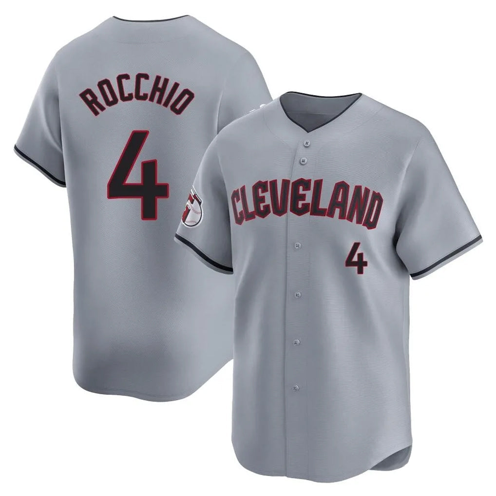 Trusc C.Guardians #4 Brayan Rocchio Player Gray Road Limited Home Stitched Jerseys