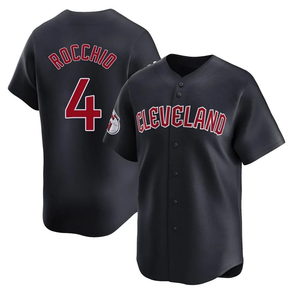Trusc C.Guardians #4 Brayan Rocchio Player Navy Limited Home Game Stitched Jerseys