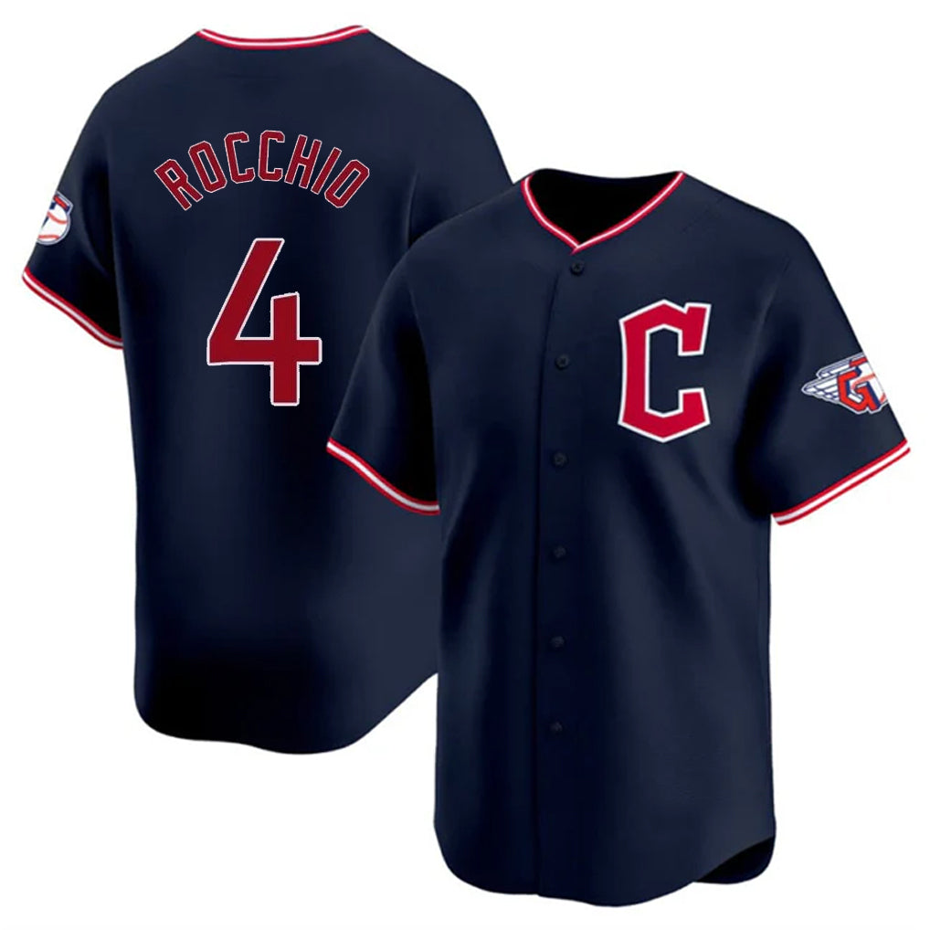Trusc C.Guardians #4 Brayan Rocchio Player Navy Limited Home Stitched Jerseys