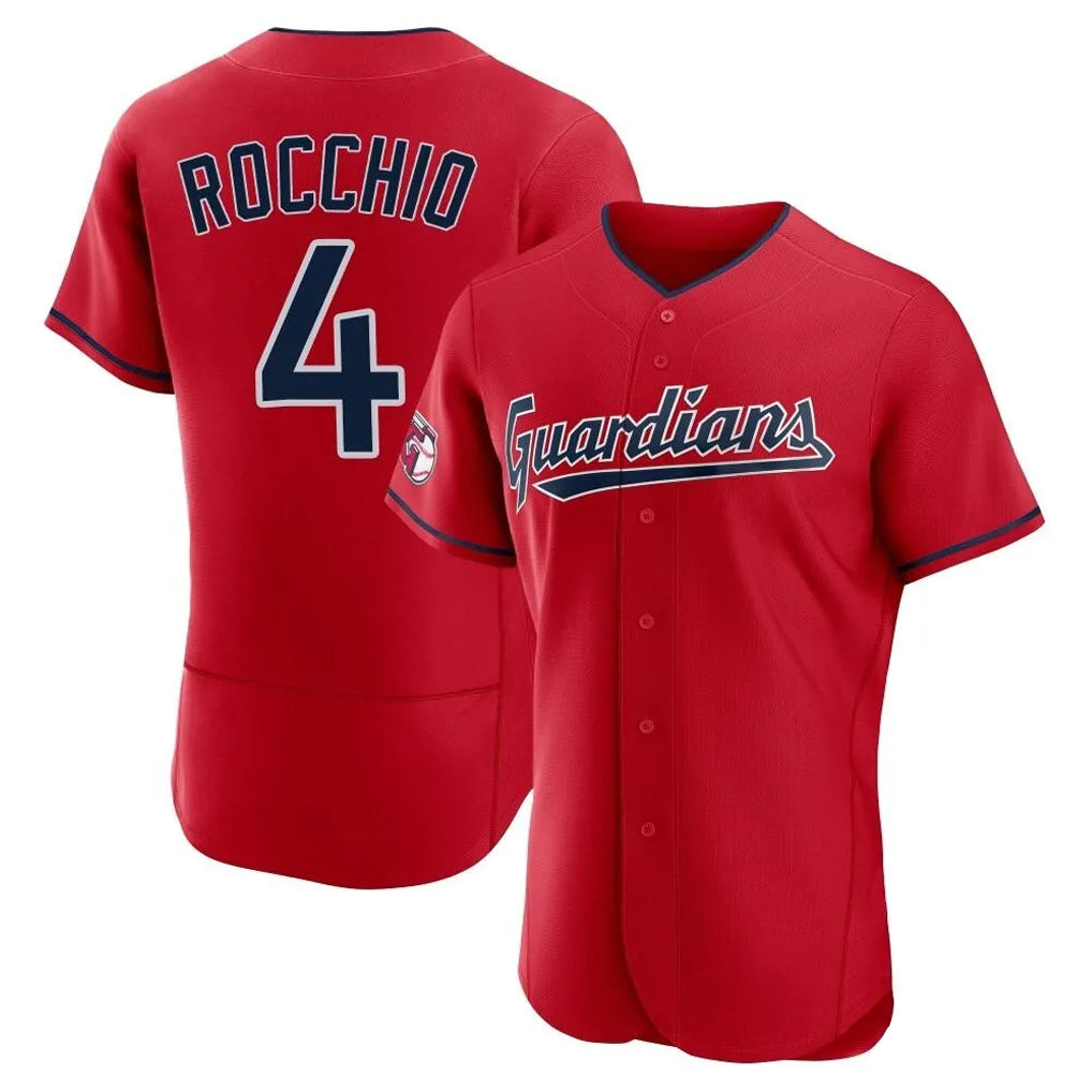 Trusc C.Guardians #4 Brayan Rocchio Player Red Limited Elite Home Stitched Jerseys