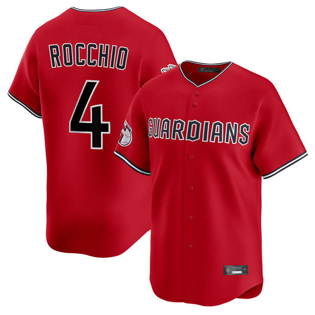 Trusc C.Guardians #4 Brayan Rocchio Player Red Limited Home Stitched Jerseys