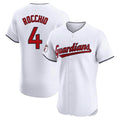 Trusc C.Guardians #4 Brayan Rocchio Player White Limited Elite Home Stitched Jerseys