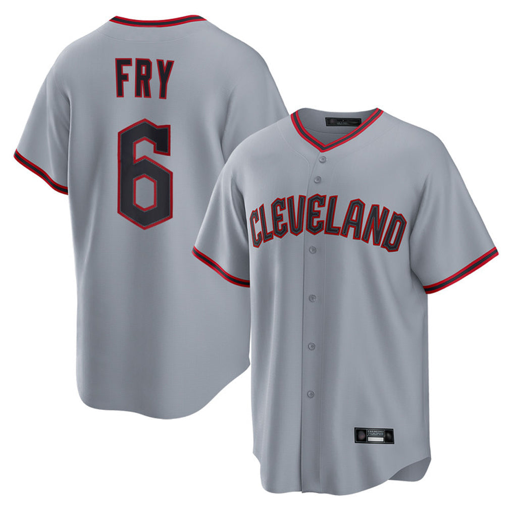 Trusc C.Guardians #6 David Fry Player Gray Home Game Stitched Jerseys
