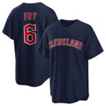 Trusc C.Guardians #6 David Fry Player Navy Game Home Stitched Jerseys