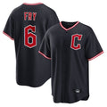 Trusc C.Guardians #6 David Fry Player Navy Home Game Stitched Jerseys