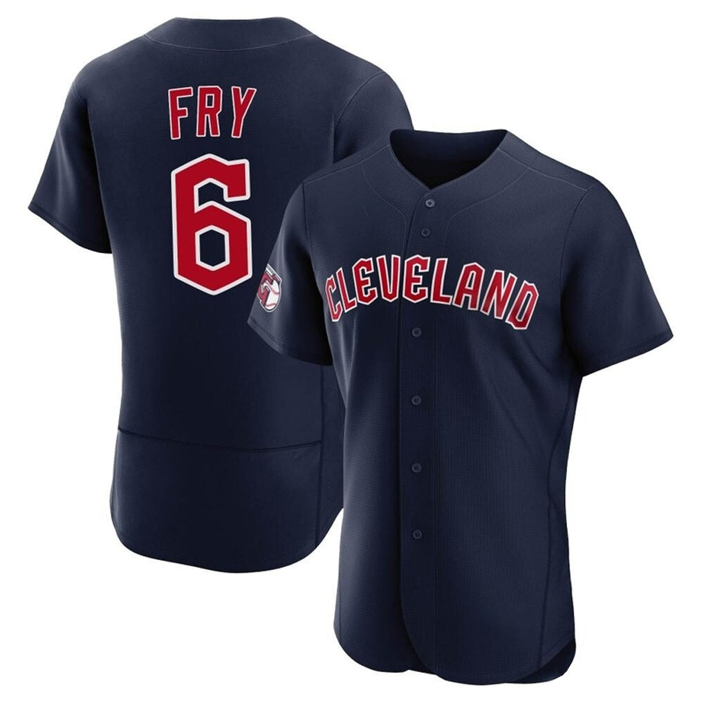 Trusc C.Guardians #6 David Fry Player Navy Limited Elite Home Stitched Jerseys