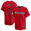 Trusc C.Guardians #6 David Fry Player Red Limited Home Stitched Jerseys