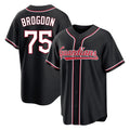Trusc C.Guardians #75 Connor Brogdon Player Black Fashion Out Home Game Stitched Jerseys