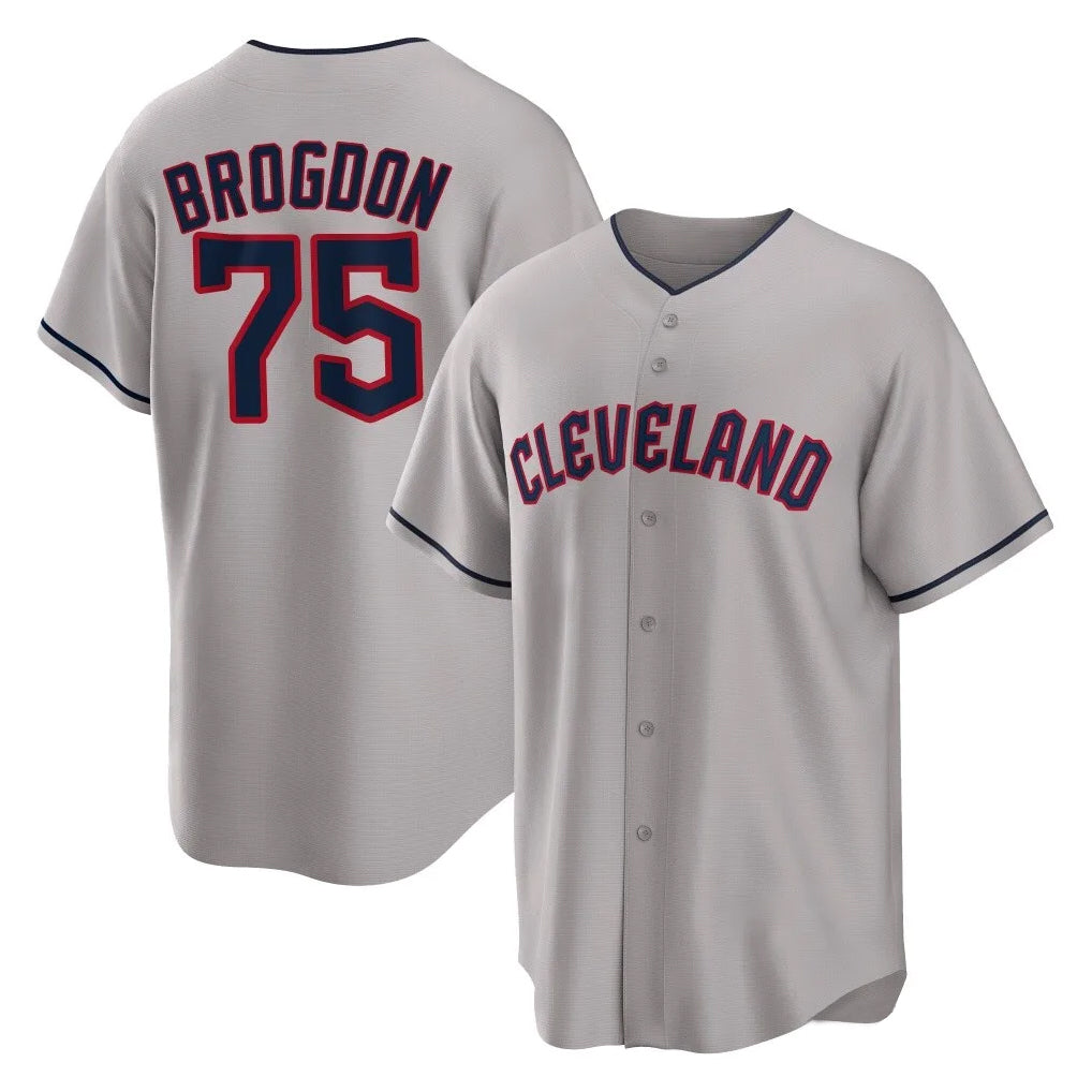 Trusc C.Guardians #75 Connor Brogdon Player Gray Game Home Stitched Jerseys