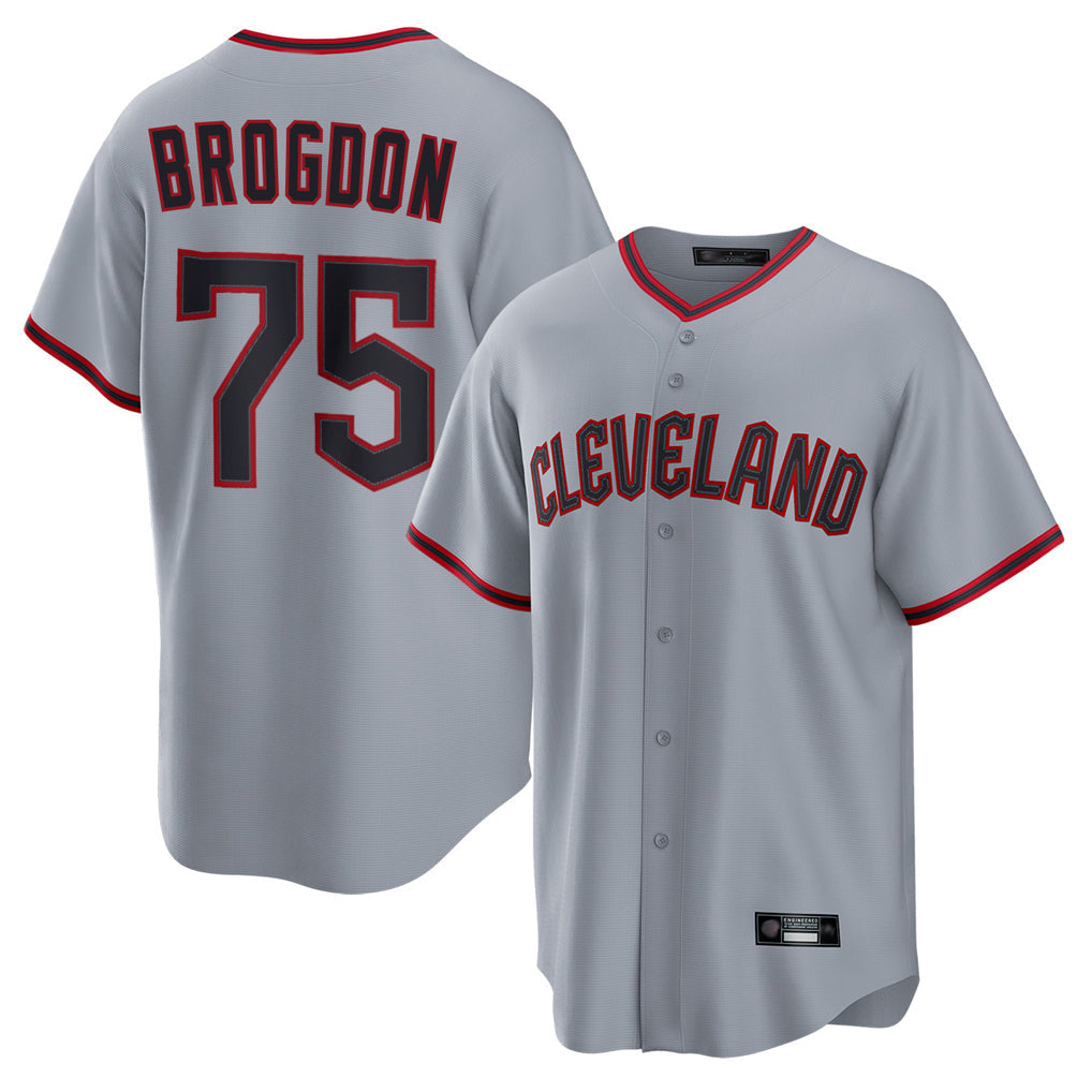 Trusc C.Guardians #75 Connor Brogdon Player Gray Home Game Stitched Jerseys