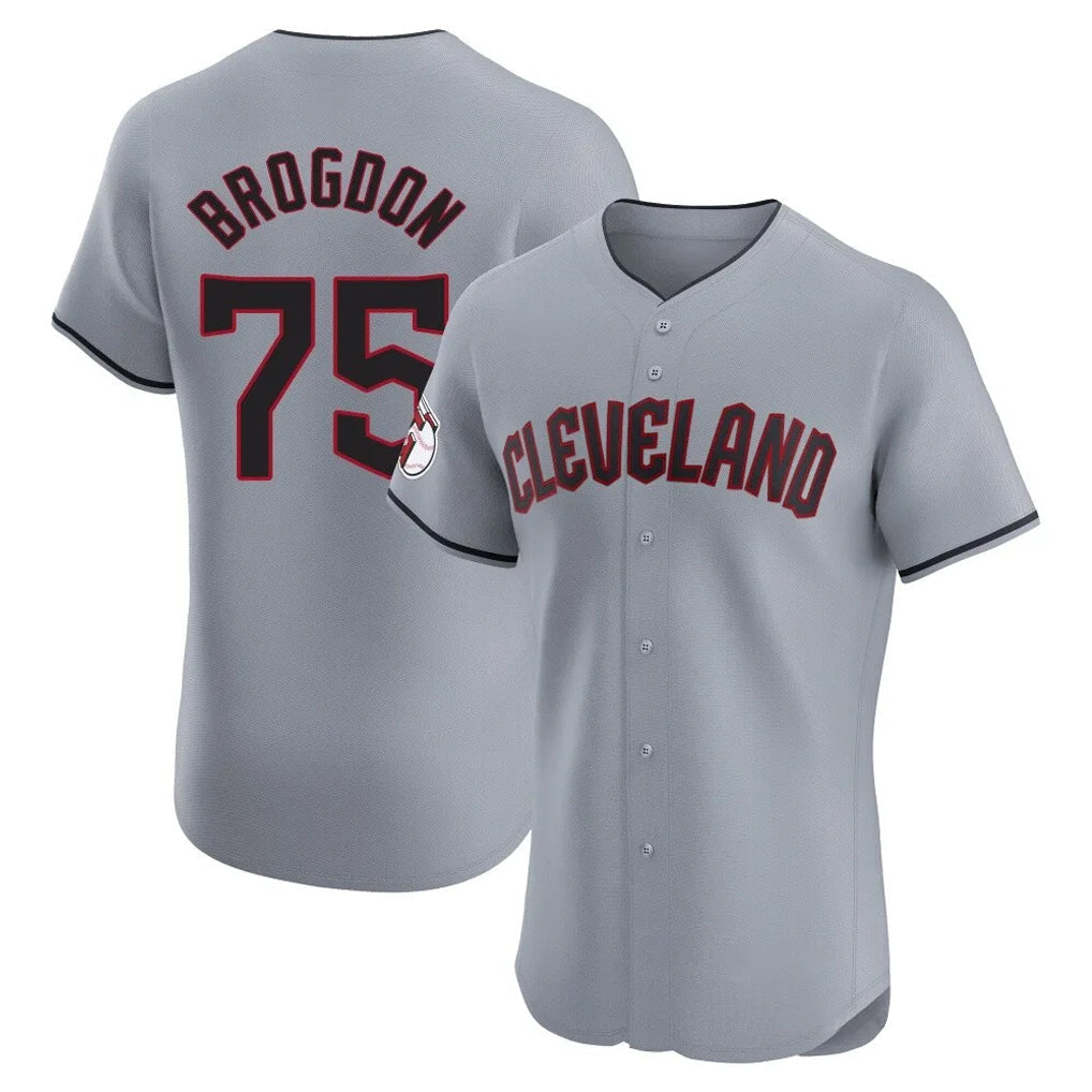 Trusc C.Guardians #75 Connor Brogdon Player Gray Road Limited Elite Home Stitched Jerseys