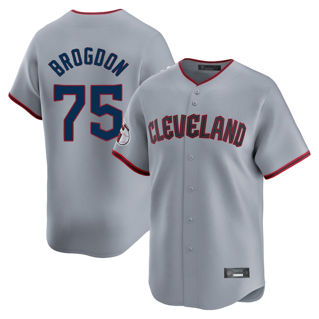 Trusc C.Guardians #75 Connor Brogdon Player Gray Road Limited Home Game Stitched Jerseys