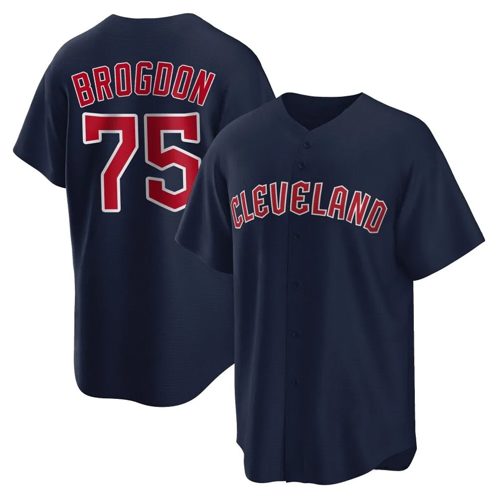 Trusc C.Guardians #75 Connor Brogdon Player Navy Game Home Stitched Jerseys