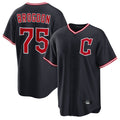Trusc C.Guardians #75 Connor Brogdon Player Navy Home Game Stitched Jerseys