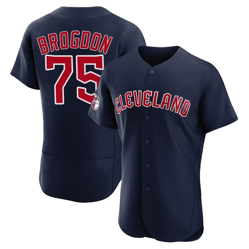 Trusc C.Guardians #75 Connor Brogdon Player Navy Limited Elite Home Stitched Jerseys