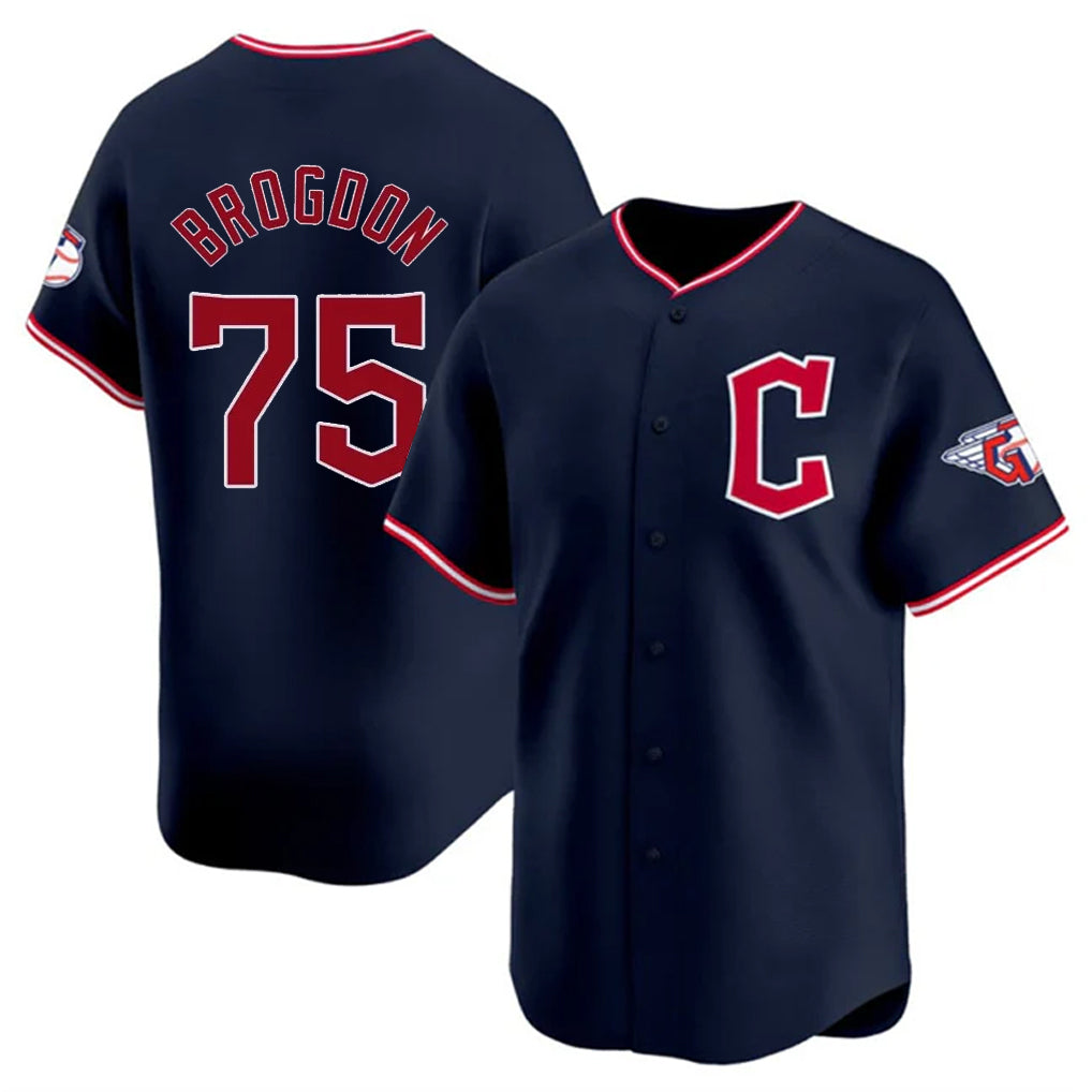 Trusc C.Guardians #75 Connor Brogdon Player Navy Limited Home Stitched Jerseys