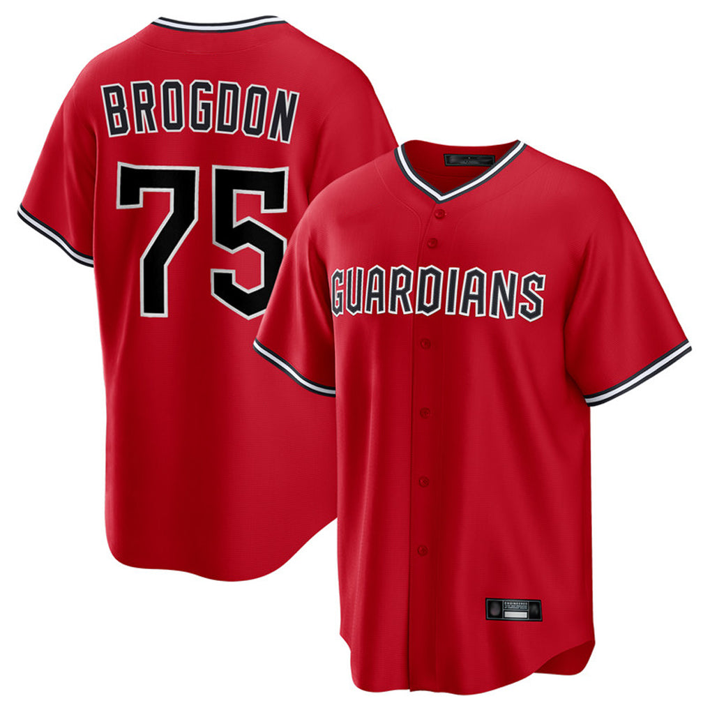 Trusc C.Guardians #75 Connor Brogdon Player Red Home Game Stitched Jerseys