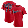 Trusc C.Guardians #75 Connor Brogdon Player Red Limited Elite Home Stitched Jerseys