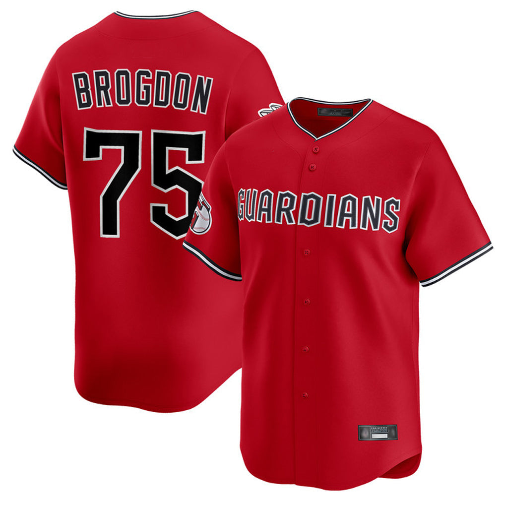 Trusc C.Guardians #75 Connor Brogdon Player Red Limited Home Stitched Jerseys