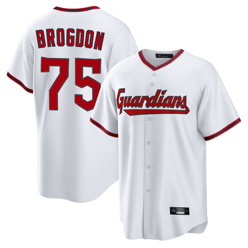 Trusc C.Guardians #75 Connor Brogdon Player White Game Home Stitched Jerseys