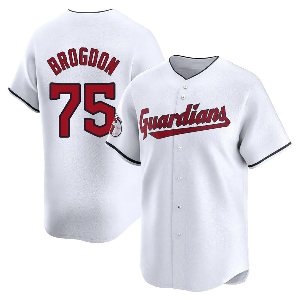 Trusc C.Guardians #75 Connor Brogdon Player White Limited Home Stitched Jerseys