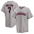 Trusc C.Guardians #7 George Valera Player Gray Game Home Stitched Jerseys
