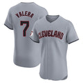 Trusc C.Guardians #7 George Valera Player Gray Road Limited Elite Home Stitched Jerseys