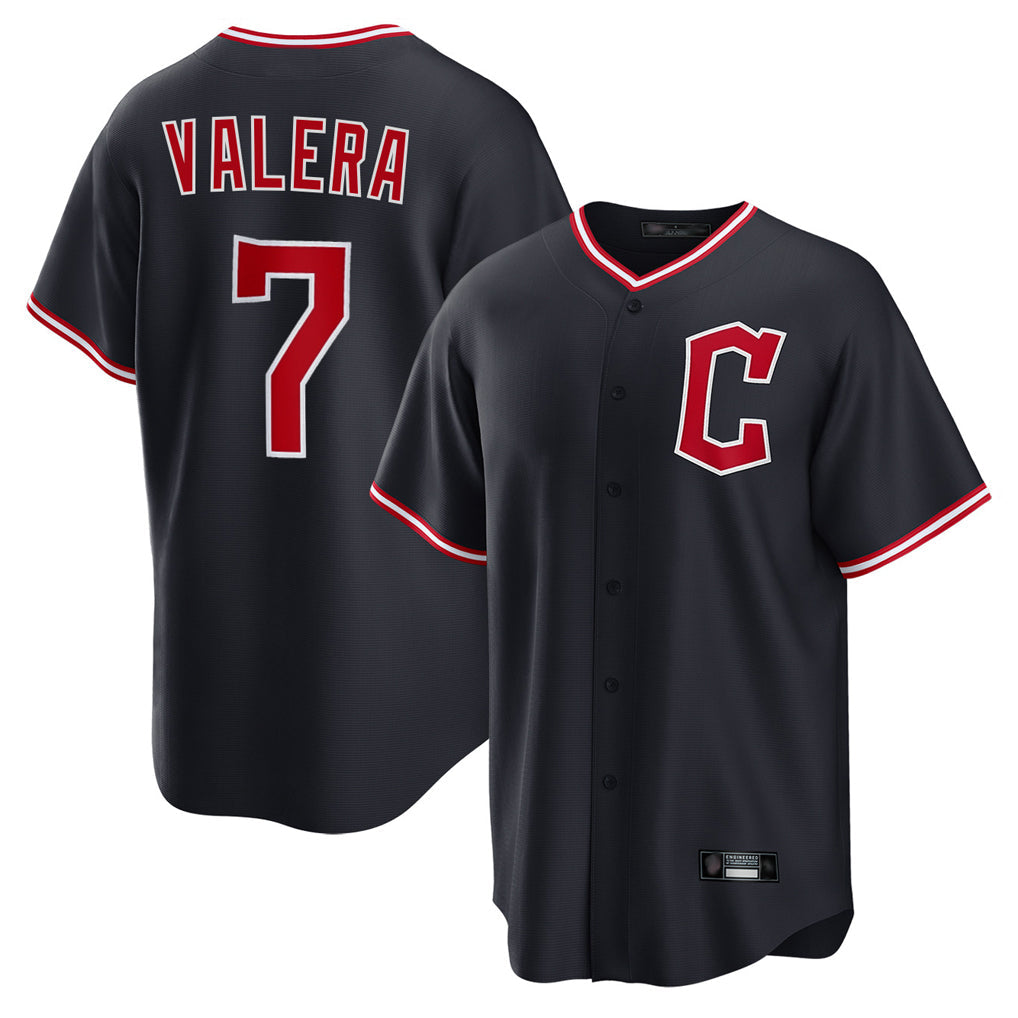Trusc C.Guardians #7 George Valera Player Navy Home Game Stitched Jerseys