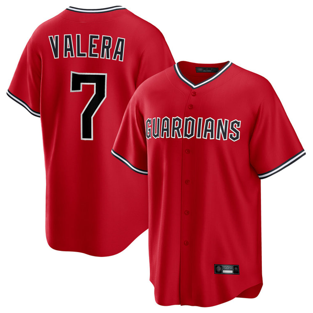 Trusc C.Guardians #7 George Valera Player Red Home Game Stitched Jerseys