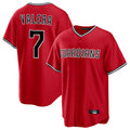 Trusc C.Guardians #7 George Valera Player Red Home Game Stitched Jerseys