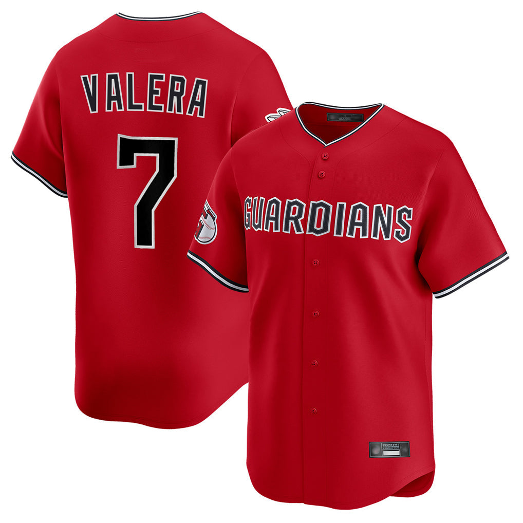 Trusc C.Guardians #7 George Valera Player Red Limited Home Stitched Jerseys