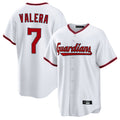 Trusc C.Guardians #7 George Valera Player White Game Home Stitched Jerseys