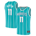 Trusc C.Hornets #11 Cody Martin  Teal Fast Break Replica Jerseys - Icon Edition