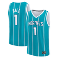Trusc C.Hornets #1 LaMelo Ball  Teal Fast Break Replica Player Jerseys - Icon Edition