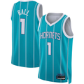 Trusc C.Hornets #1 LaMelo Ball  Teal Swingman Jerseys - Icon Edition