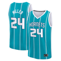 Trusc C.Hornets #24 Brandon Miller  Teal Fast Break Replica Jerseys - Icon Edition