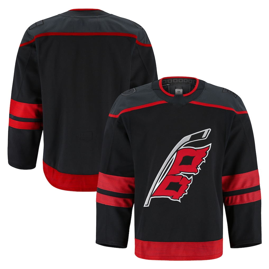 Trusc C.Hurricanes Black Home Authentic Pro Stitched Jerseys
