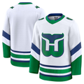 Trusc C.Hurricanes White Throwback Premium Stitched Jerseys