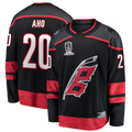 Trusc C.Hurricanes #20 Sebastian Aho Black 2026 Stanley Cup Champions Home Breakaway Stitched Jerseys