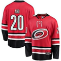 Trusc C.Hurricanes #20 Sebastian Aho Red Alternate Breakaway Player Stitched Jerseys
