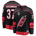 Trusc C.Hurricanes #37 Andrei Svechnikov Black 2026 Stanley Cup Final Home Breakaway Stitched Jerseys