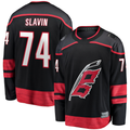 Trusc C.Hurricanes #74 Jaccob Slavin Black Home Breakaway Player Stitched Jerseys