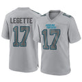 Trusc C.Panthers #17 Xavier Legette Player Grey Atmosphere Fashion Stitched  Jerseys