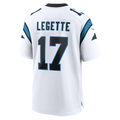 Trusc C.Panthers #17 Xavier Legette White Game Stitched Jerseys