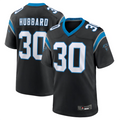 Trusc C.Panthers #30 Chuba Hubbard Player Black Team Game Stitched Jerseys