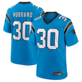 Trusc C.Panthers #30 Chuba Hubbard Player Blue Game Stitched Jerseys