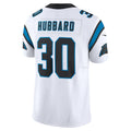 Trusc C.Panthers #30 Chuba Hubbard Player White Vapor F.U.S.E. Limited Stitched Jerseys