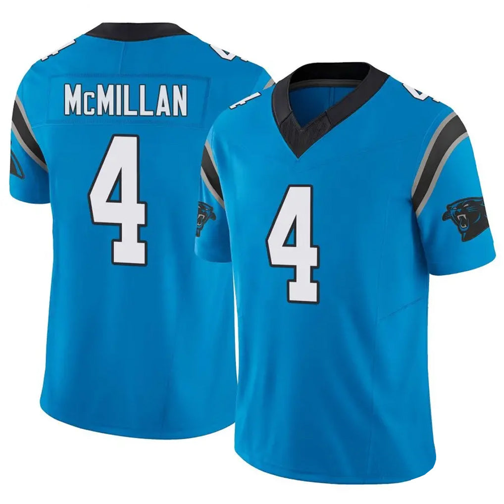 Trusc C.Panthers #4 Tetairoa McMillan Player Blue Limited Vapor F.U.S.E. Stitched Jerseys